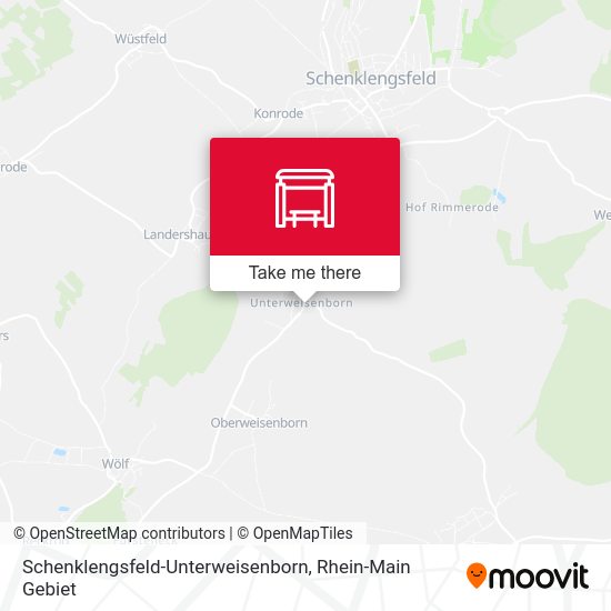 Schenklengsfeld-Unterweisenborn map