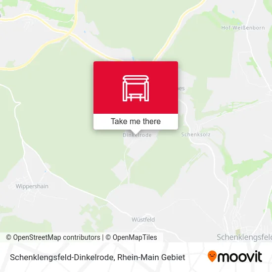 Карта Schenklengsfeld-Dinkelrode
