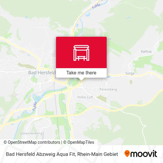 Карта Bad Hersfeld Abzweig Aqua Fit