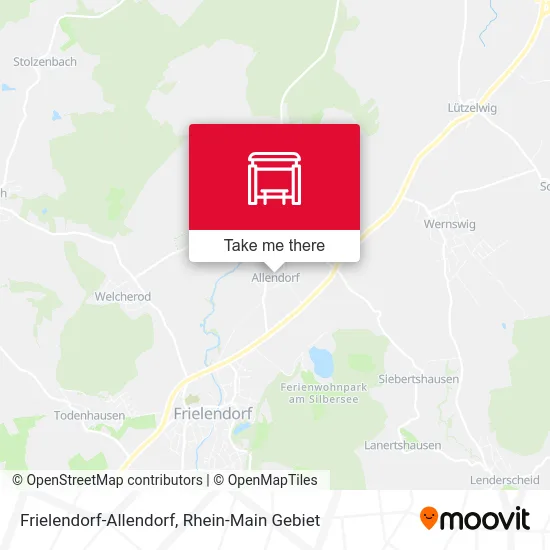 Карта Frielendorf-Allendorf