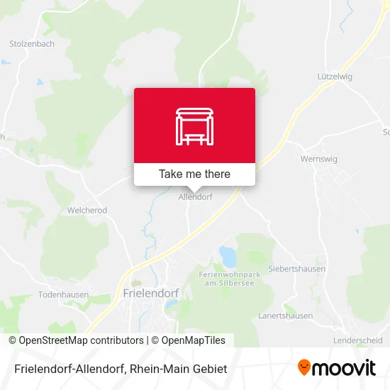 Карта Frielendorf-Allendorf