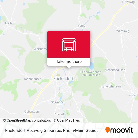 Карта Frielendorf Abzweig Silbersee