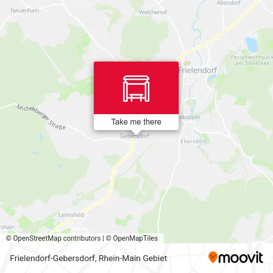 Карта Frielendorf-Gebersdorf