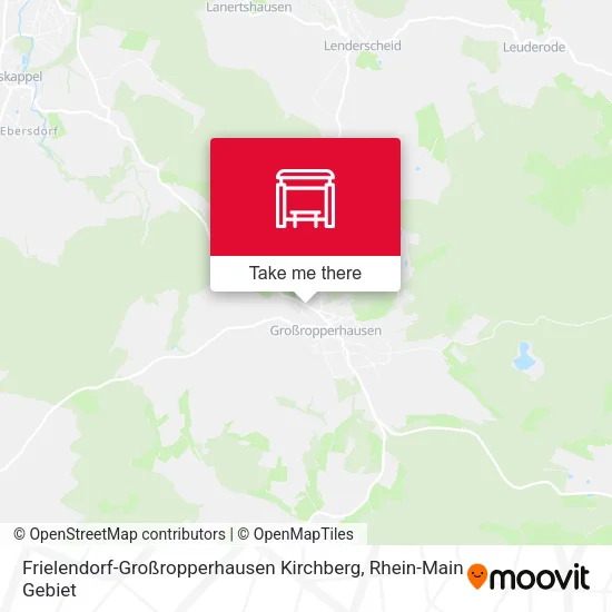 Карта Frielendorf-Großropperhausen Kirchberg