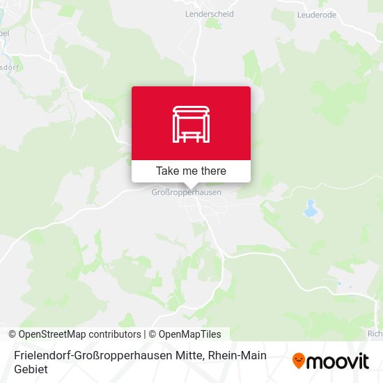 Карта Frielendorf-Großropperhausen Mitte