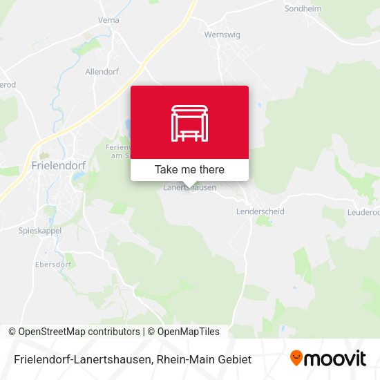 Карта Frielendorf-Lanertshausen