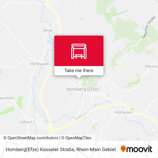 Карта Homberg(Efze) Kasseler Straße