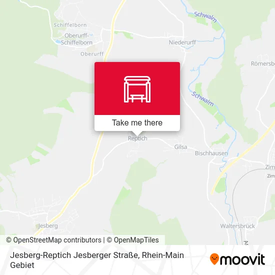 Карта Jesberg-Reptich Jesberger Straße