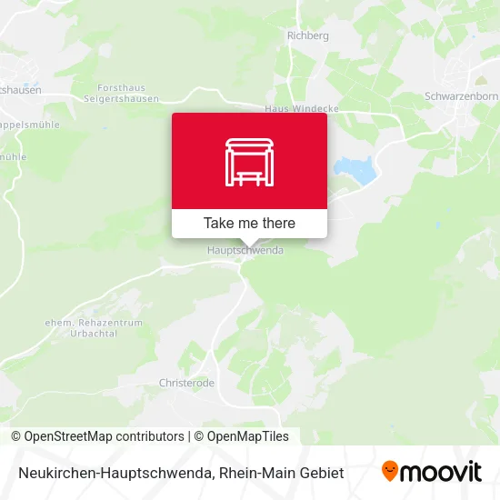 Карта Neukirchen-Hauptschwenda