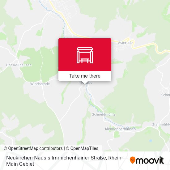 Карта Neukirchen-Nausis Immichenhainer Straße