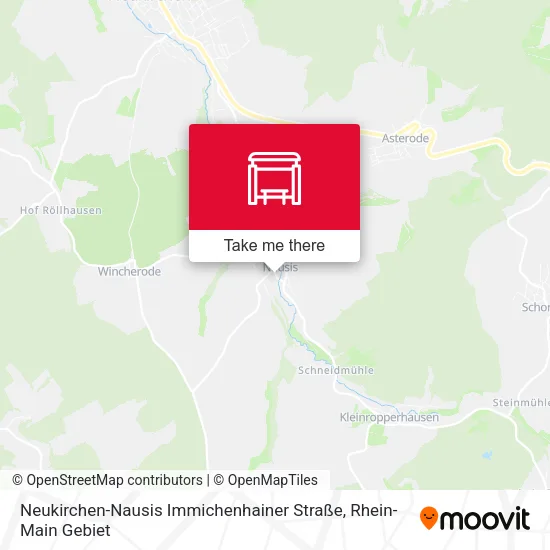 Карта Neukirchen-Nausis Immichenhainer Straße