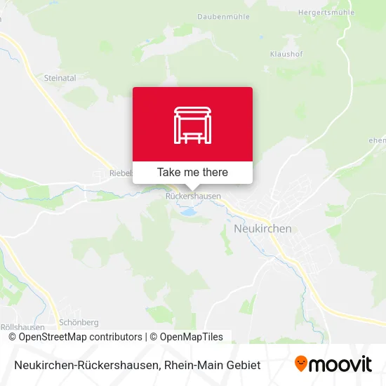 Карта Neukirchen-Rückershausen