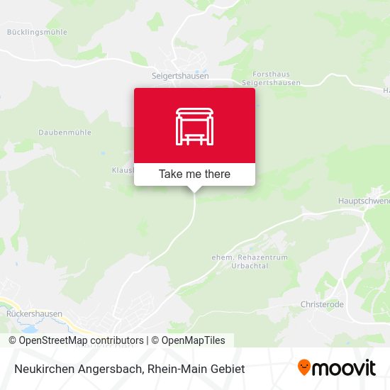 Карта Neukirchen Angersbach