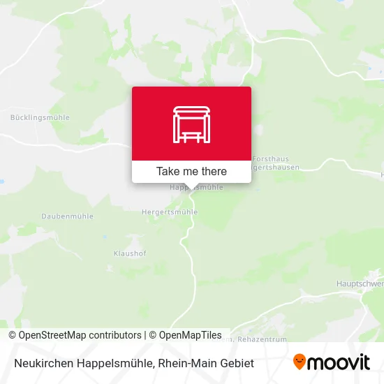 Карта Neukirchen Happelsmühle