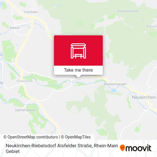 Neukirchen-Riebelsdorf Alsfelder Straße map
