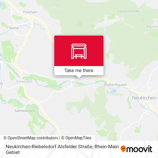 Карта Neukirchen-Riebelsdorf Alsfelder Straße