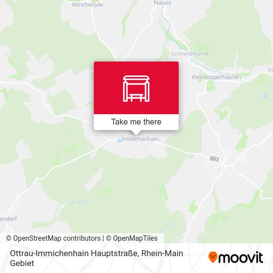 Ottrau-Immichenhain Hauptstraße map