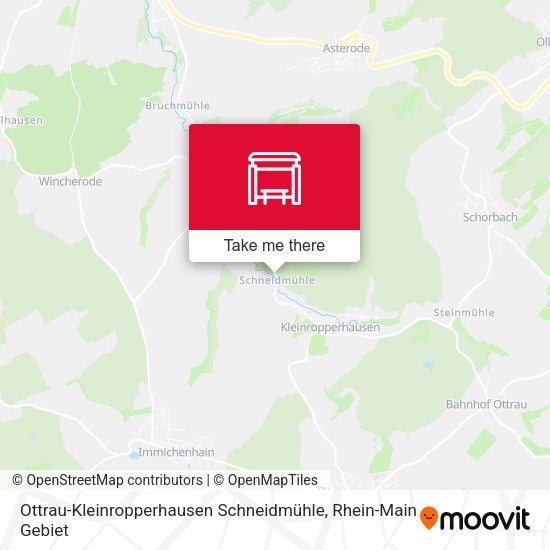 Ottrau-Kleinropperhausen Schneidmühle map