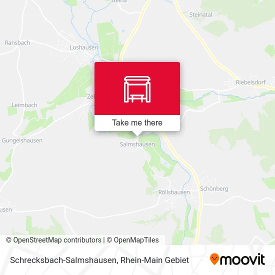 Карта Schrecksbach-Salmshausen