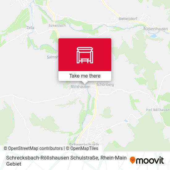 Schrecksbach-Röllshausen Schulstraße map