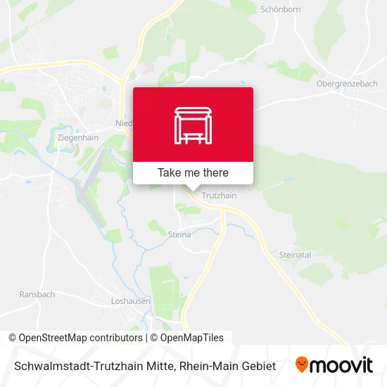 Карта Schwalmstadt-Trutzhain Mitte