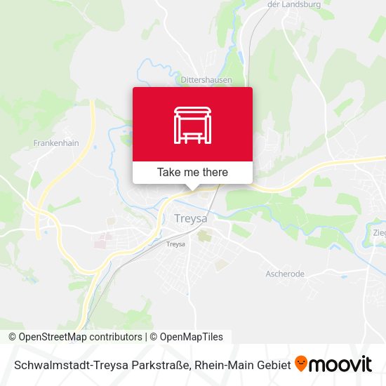 Schwalmstadt-Treysa Parkstraße map