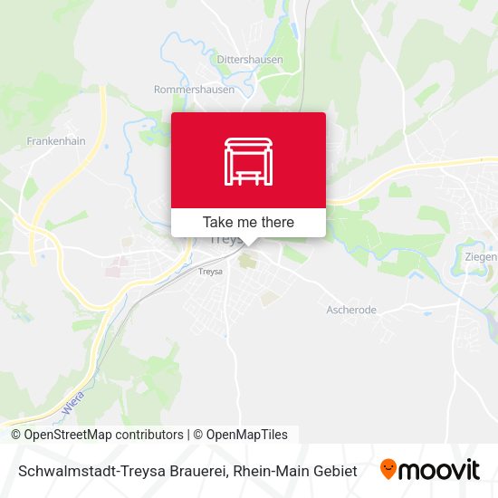 Schwalmstadt-Treysa Brauerei map