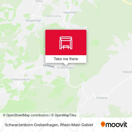 Карта Schwarzenborn-Grebenhagen