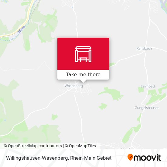 Willingshausen-Wasenberg map
