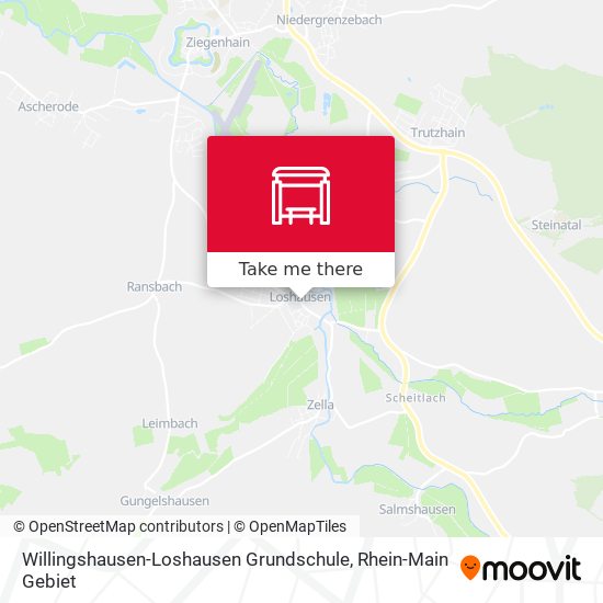 Карта Willingshausen-Loshausen Grundschule