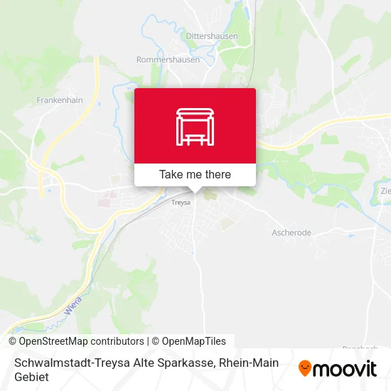Карта Schwalmstadt-Treysa Alte Sparkasse