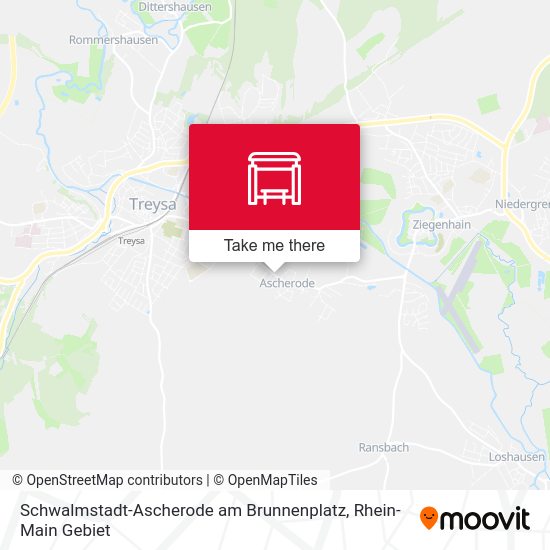 Schwalmstadt-Ascherode am Brunnenplatz map