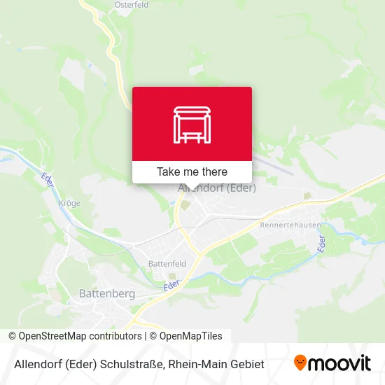 Карта Allendorf (Eder) Schulstraße