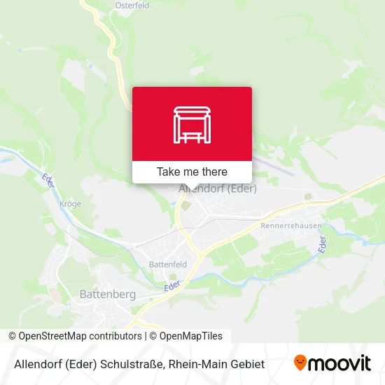 Карта Allendorf (Eder) Schulstraße