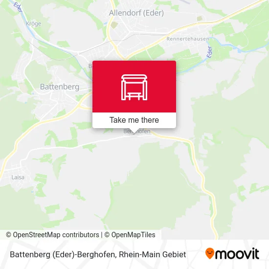 Карта Battenberg (Eder)-Berghofen
