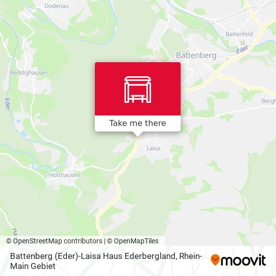 Карта Battenberg (Eder)-Laisa Haus Ederbergland