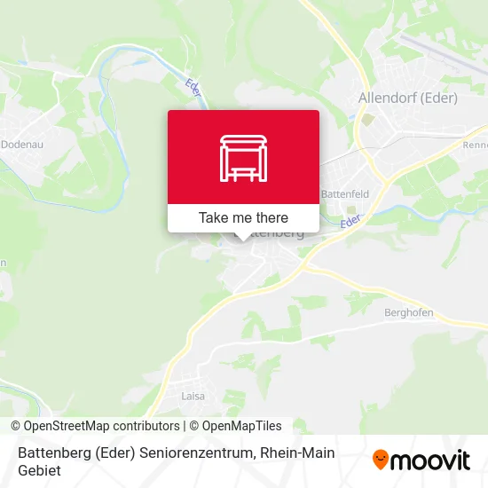 Карта Battenberg (Eder) Seniorenzentrum