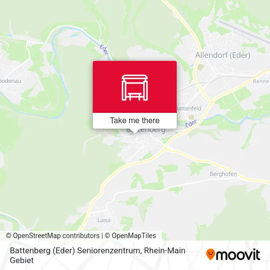 Карта Battenberg (Eder) Seniorenzentrum