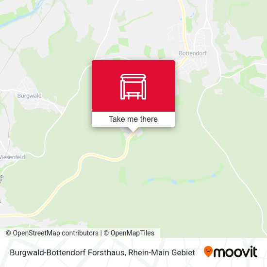 Burgwald-Bottendorf Forsthaus map
