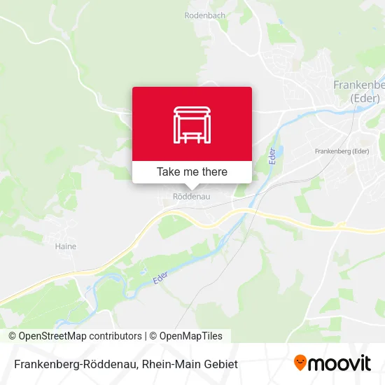 Карта Frankenberg-Röddenau