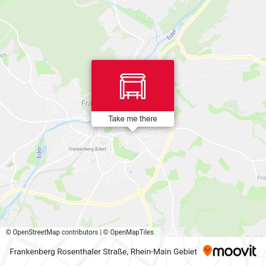 Карта Frankenberg Rosenthaler Straße