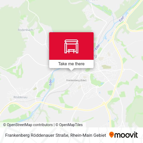 Карта Frankenberg Röddenauer Straße