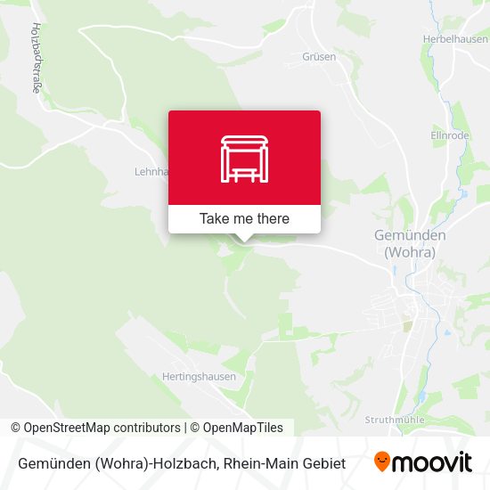 Gemünden (Wohra)-Holzbach map