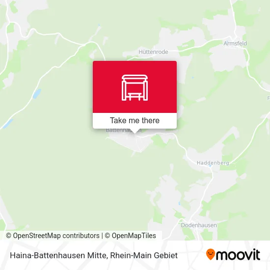 Карта Haina-Battenhausen Mitte