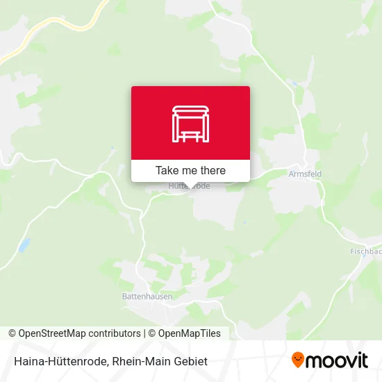 Карта Haina-Hüttenrode