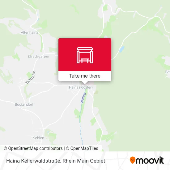 Карта Haina Kellerwaldstraße