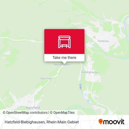 Карта Hatzfeld-Biebighausen