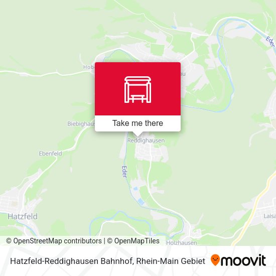 Hatzfeld-Reddighausen Bahnhof map