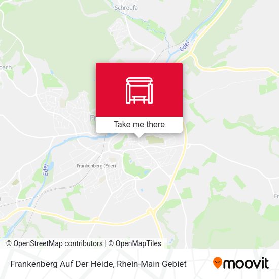 Карта Frankenberg Auf Der Heide