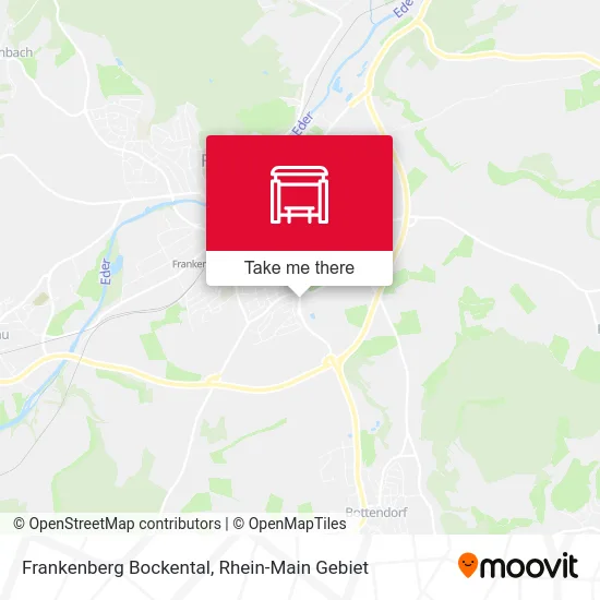 Карта Frankenberg Bockental